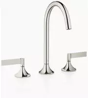 Dornbracht Vaia Dreiloch-Armatur 20713819-08 f&uuml;r Waschtisch, mit Ablaufgarnitur,