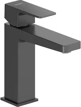 Duravit Manhattan Einhebel-Waschtischmischer Ausladung 129mm Schwarz Matt (MH1020002046)