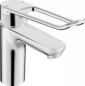 Hansa CLINICA Waschtisch-Einhebelmischer Standmontage Chrom, Ausladung 114mm (45022185)