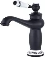 Bad Wasserhahn Schwarz Keramikventilkern Waschtisch Armatur IP68