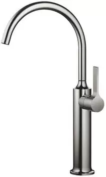 Dornbracht VAIA Waschtisch-Einhandbatterie mit erh&ouml;htem Standfu&szlig; Dark Chrome (33534809-19)