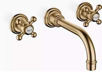 Dornbracht Madison Waschtisch-Wandbatterie ohne Ablaufgarnitur, Ausladung 190mm (36712361-39)