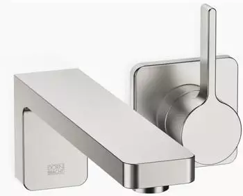 Dornbracht Lulu Einhandmischer Wand-Waschtisch Platin Matt (36860710-06)
