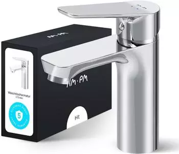 AM.PM Hit S-Size Einhebel-Waschtischarmatur, chrom (FTA02100)