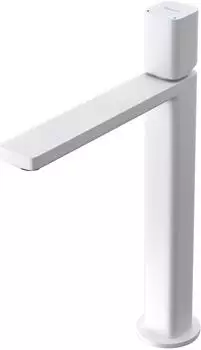 doporro Waschtischarmatur Einhebelmischer eckig, wei&szlig;, 30,9cm (WAO-7901H)