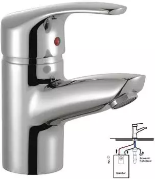 Heinrichschulte Ascona Waschtischarmatur Niederdruck, chrom (Z051065-50010)