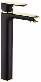 Rea Bloom High Waschtischarmatur, Messing, schwarz-gold (MY1805-21BG)