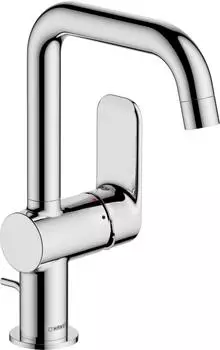 Hansa HANSABASIC Waschtischarmatur, schwenkbar 120&deg;, Hebel seitlich, chrom (55552243)