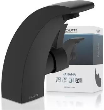 Sch&uuml;tte PANAMA Waschtischarmatur Einhebel, schwarz matt (98106)