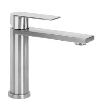Rea Hunter Low Waschtischarmatur, geb&uuml;rstetes Nickel (REA-B6680)