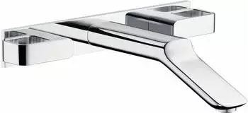 Hansgrohe Axor Urquiola 3-Loch Wand-Waschtischarmatur Brushed Gold Optic (11043250)
