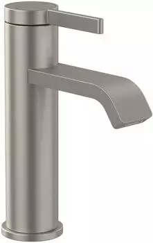 Villeroy & Boch Dawn Einhebel-Waschtischarmatur, gebogener Auslauf, nickel geb&uuml;rstet (TVW10610315264)
