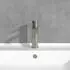 Villeroy & Boch Dawn Einhebel-Waschtischarmatur, gebogener Auslauf, nickel gebürstet (TVW10610315264)