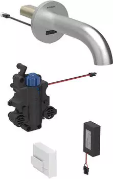 Geberit Piave Waschtischarmatur Unterputz, Thermostat, elektronisch, Edelstahl (116.288.SN.1)