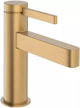 Hansgrohe Finoris Waschtischmischer CoolStart Push-Open, brushed bronze (76012140)