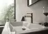 Hansgrohe Finoris Waschtischmischer CoolStart Push-Open, brushed bronze (76012140)