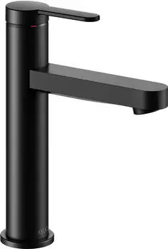 KEUCO IXMO Flat Waschtischarmatur 130, schwarz matt (59501373101)