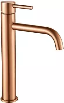 Rea Lungo Waschtischarmatur Einhebelmischer geb&uuml;rstetes Kupfer (REA-B1114)