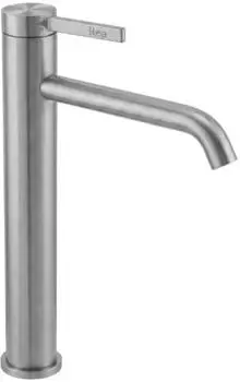 Rea Rivo Waschtischarmatur hoch geb&uuml;rstetes Nickel (REA-B6538)