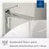 Villeroy & Boch Oasis Waschtischarmatur erhöht, ohne Ablaufgarnitur, Auslaufhöhe 245mm, chrom (TVW11500200161)