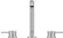 GROHE Essence Waschtischarmatur 3-Loch mit Ablaufgarnitur, supersteel (20296DC1)