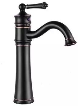Rea Old Black High Waschtischarmatur, Vintage, schwarz (REA-B0227)