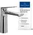 Villeroy & Boch Oasis Waschtischarmatur ohne Zugstange, chrom (TVW11500100161)
