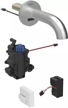 Geberit Piave Waschtischarmatur Unterputz, elektronisch, Thermostat, edelstahl (116.287.SN.1)