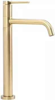 Rea Lugano Slim High Waschtischarmatur geb&uuml;rstetes Gold (REA-B4420)