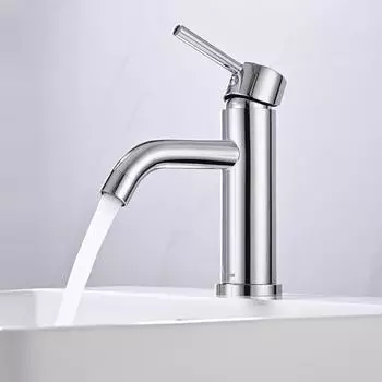 LuxusKollektion Waschtischarmatur Einhebelmischer Keramikkern, chrom, 77mm Auslaufh&ouml;he