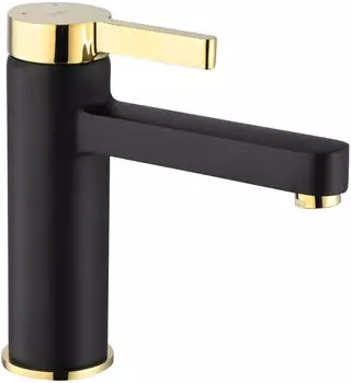 Rea Polo Waschtischarmatur niedrig schwarz-gold (MY1806-2BG)