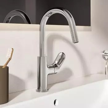 Ideal Standard Ceralife O Waschtischarmatur H200, Push-Open (BE018AA)