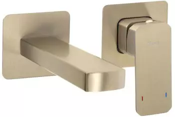Rea Arlo Unterputz-Waschtischarmatur geb&uuml;rstetes Gold (REA-B5611)