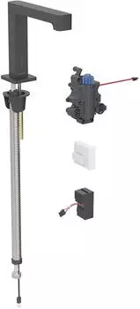 Geberit Brenta Waschtischarmatur Standmontage, Thermostatmischer, Ausladung 195mm (116.197.14.1)