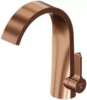 Steinberg Serie 280 Waschtischarmatur, seitenbedient, kupfer geb&uuml;rstet, 155mm (2801000BC)