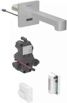 Geberit Brenta Waschtischarmatur Wandmontage, ohne Mischer, 220mm (116.295.SN.1)