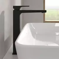 Villeroy & Boch Taro Einhebel-Waschtischarmatur erh&ouml;ht mit Ablaufgarnitur,