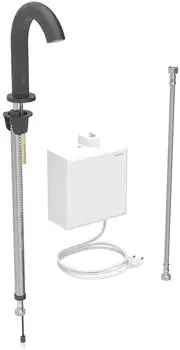 Geberit Piave Elektronisches Waschtischventil Netzbetrieb, schwarz matt (116.161.14.1)