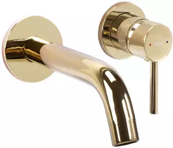 Rea Owen Wandmontiertes Waschtischarmatur gold (REA-B5333)