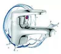 DomoDomo Elegante Einhebelmischer f&uuml;r Waschbecken | Chrom Glanz | Modernes Design 