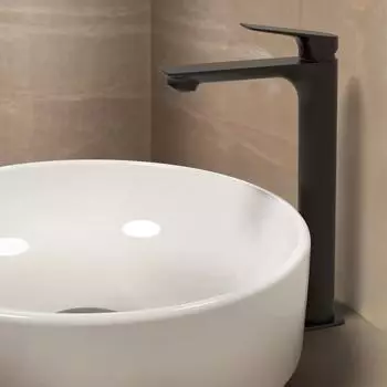 Ideal Standard Ceralife C Waschtischarmatur H240 erh&ouml;hter Sockel Push-Open (BE051XG)