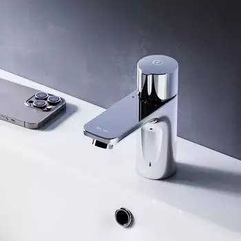 AM.PM X-Joy TouchReel Waschtischarmatur Einhebelmischer, Messing, chrom (FXT02500)