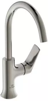 Ideal Standard La Dolce Vita Waschtischarmatur hoher Auslauf, Silver Storm (BD658GN)