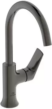 Ideal Standard La Dolce Vita Waschtischarmatur hoher Auslauf, Magnetic Grey (BD658A5)