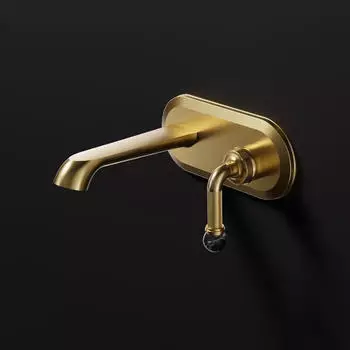 Steinberg Serie 355 Metamorphosis Waschtisch-Wand-Einhebelmischer, Ausladung 185mm (35518543BG)