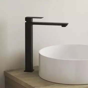 Kronenbach Quara 3.0 Waschtisch-Einhebelmischer XXL-Size ohne Ablaufgarnitur, schwarz (KB100354C11)