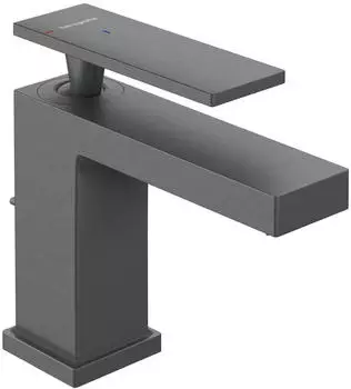 Hansgrohe Tecturis E Einhebel-Waschtischmischer 80 CoolStart, Zugstangen-Ablaufgarnitur (73004340)