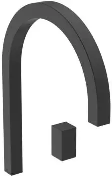 Ideal Standard Solos Waschtischarmatur erh&ouml;ht, silk black (A7831XG)