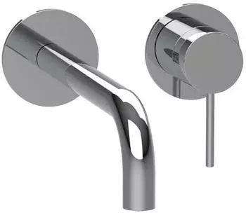 Herzbach MODUL7 Waschtisch-Wandarmatur 240mm chrom (70.702402.1.01)