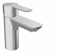 Hansa Waschtisch Armatur Hansaligna 06092203 chrom, mit Ablaufgarnitur, Ausladung 108
